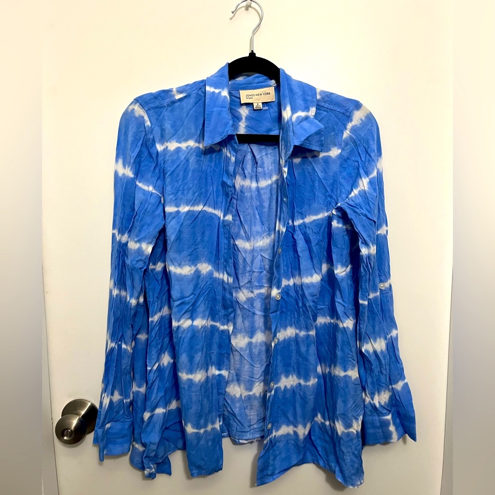 Blue Jones New York Tie-Dye Women's Button Down Shirt